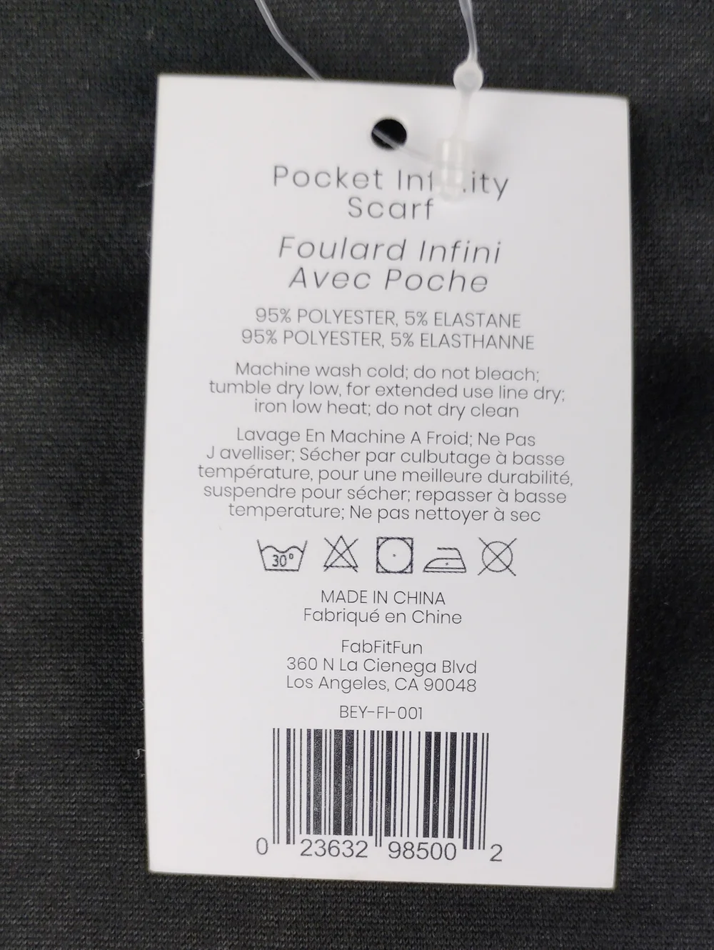 Beyond Yoga Hidden Pocket Infinity Scarf.